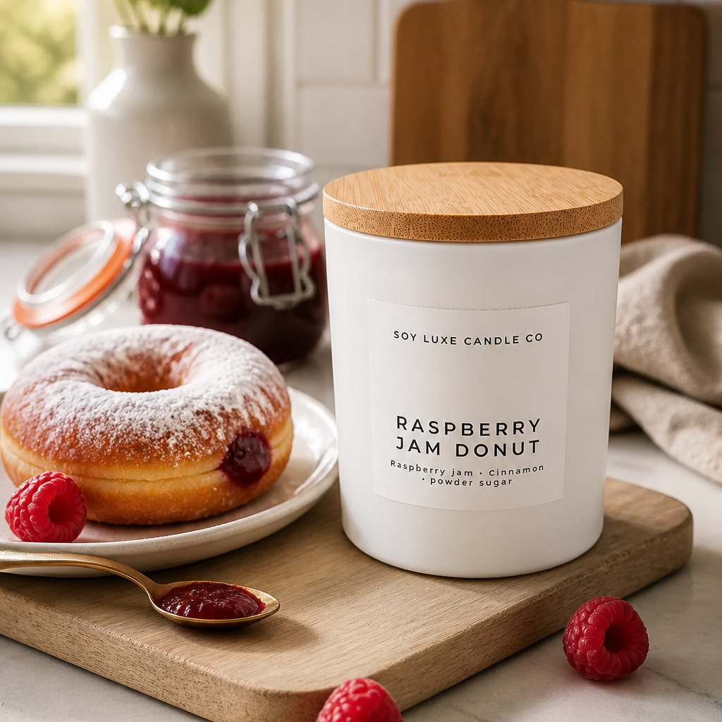 Raspberry Jam Donut
