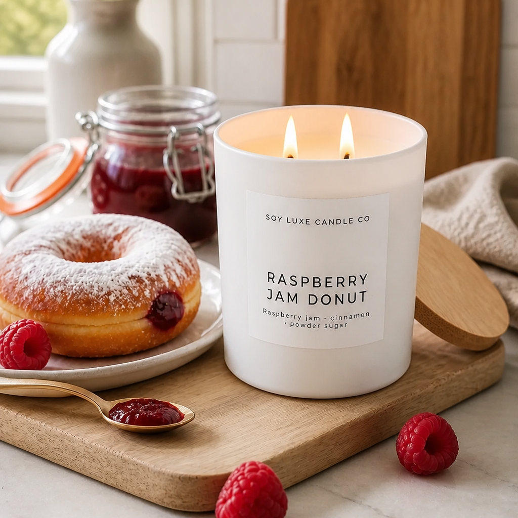 Raspberry Jam Donut