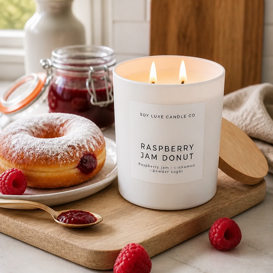 Raspberry Jam Donut